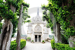 Leonardo Da Vinci tomb in Chateau d`Amboise