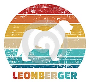 Leonberger vintage color