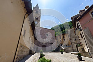 Leonessa, historic town in Lazio, Italy