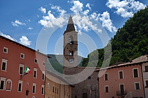 Leonessa, historic town in Lazio, Italy