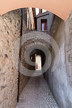 Leonessa, historic town in Lazio, Italy