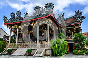 Leong San Tong Khoo Kongsi Chinese temple, Penang, Malaysia photo