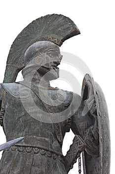 Leonidas statue at Sparta, Greece photo