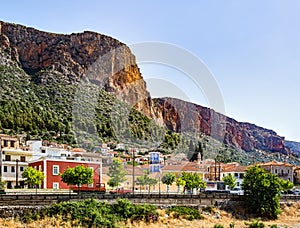 The Leonidio town in Peloponnese,