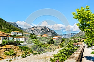 The Leonidio town in Peloponnese