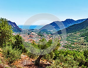 The Leonidio town in Peloponnese