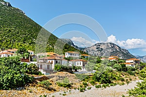 The Leonidio town in Peloponnese