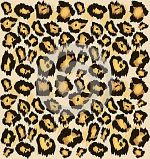 Leopard Cheetah skin seamless pattern, . Stylized Spotted Leopard Skin Background for Fashion, Print, Wallpaper, Fabric.
