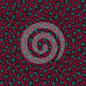 Funky Leopard Print Seamless Pattern