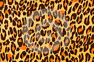 Leopard fur as background