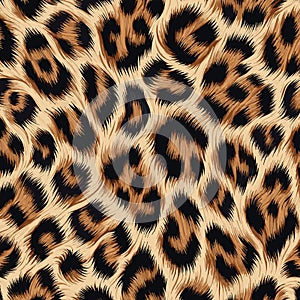 leopard fur pattern texture seamless design.