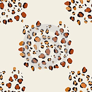 Leopard groovie pattern