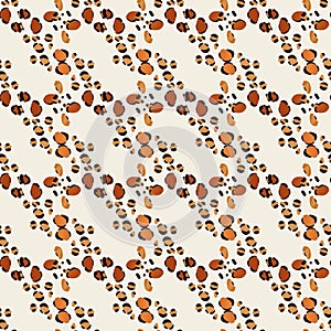 Leopard groovie pattern