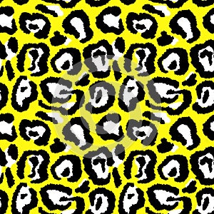 Leopard imitation seamless pattern. Vector illustration