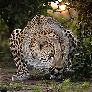 leopard in jungle stock photos of nature