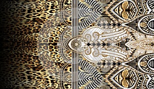 Leopard Pattern. Leopard Print. Leopard Texture. Leopard background. Animal Skin For Textile Print, Wallpaper.Geometric And Ethnic