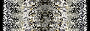 Leopard pattern.Silk scarf design, fashion textile.