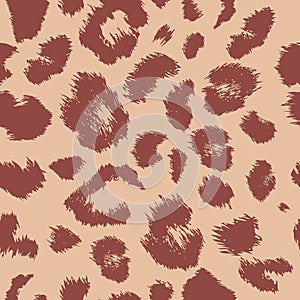 Leopard print pattern. Repeating background