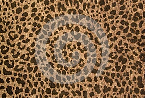 Leopard print repeat image. Animal skin texture fabric pattern. Jaguar skin background 