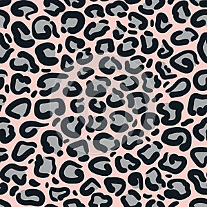 Leopard print repeat pattern design with pink background. Great for home decor, wrapping, fashion, scrapbooking