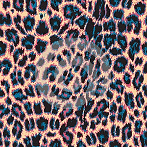 Leopard print repeat texture