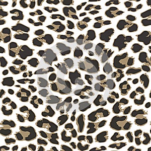 Leopard seamless pattern background,