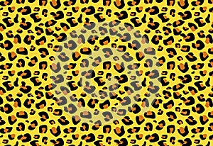 Leopard seamless pattern background. Illustration design