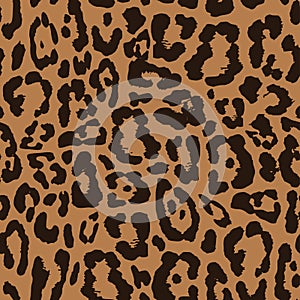 Leopard seamless pattern design, background