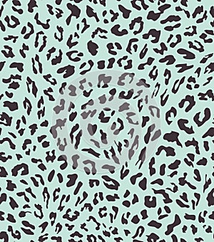 Leopard seamless pattern design . vector illustration background