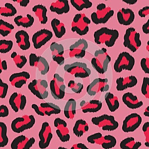 Leopard seamless pattern. Leopard spots. Fashion cheetah print. Popular texture.