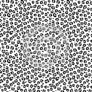 Leopard seamless print pattern animal vector skin texture