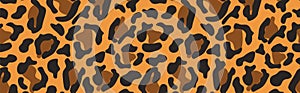 Leopard skin hand drawn