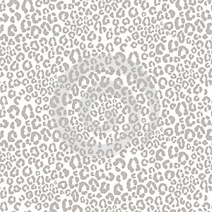 Leopard skin seamless pattern. Wild print animal background for paper wrap, textile, package and print design.