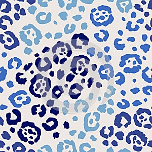 Leopard spots exotic seamless pattern