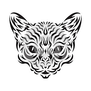 leopard tattoo design. Vector illustration decorative design