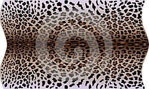 Leopard vector pattern