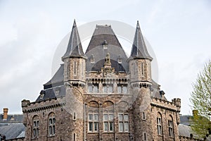 Leopold Barracks - one of belgian ghotic landmark in Gent, Belgium.