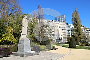 Leopold II of Belgium monument in Brussels