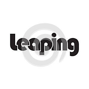 LEPAING text design vector
