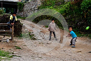 Lepcha children playing