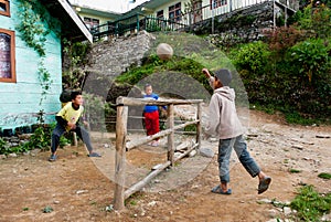 Lepcha children playing