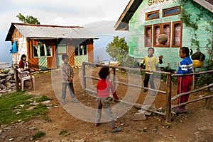 Lepcha children playing