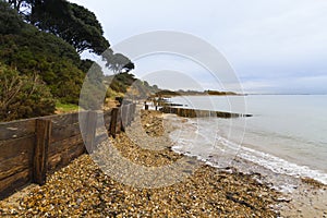 Lepe Beach â€“ launch site for WWII Mulberry Harbours.