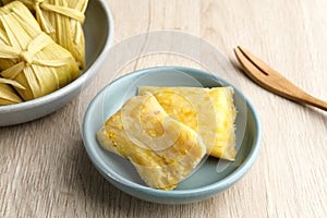 Lepet Jagung is a traditional Indonesian snack