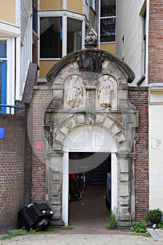 Lepra gate at Sint Antoniesluis in Amsterdam, Holland, Netherlands photo