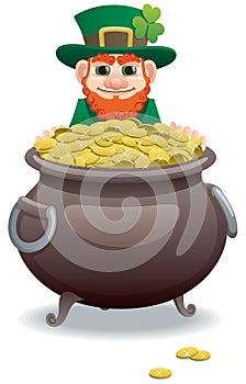 Leprechaun and Pot of Gold