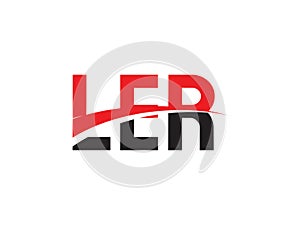 LER Letter Initial Logo Design photo