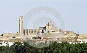 Lerida (Catalonia, Spain), view of the medieval town