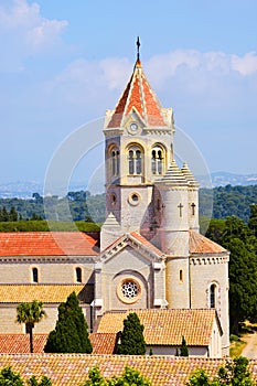 Lerins Abbey in Saint-Honorat island, France photo