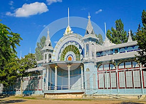 Lermontov Gallery facade in Pyatigorsk city